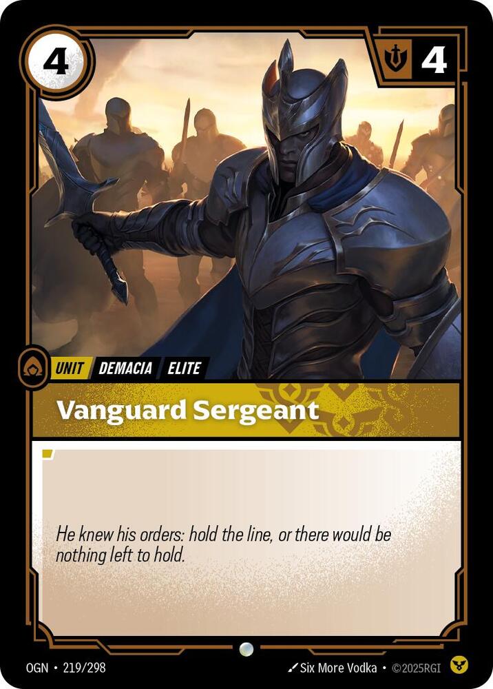 Vanguard Sergeant (Origins)  - Foil