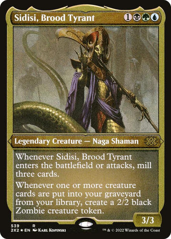 Sidisi Brood Tyrant Foil Etched (Double Masters 2022)  - Foil