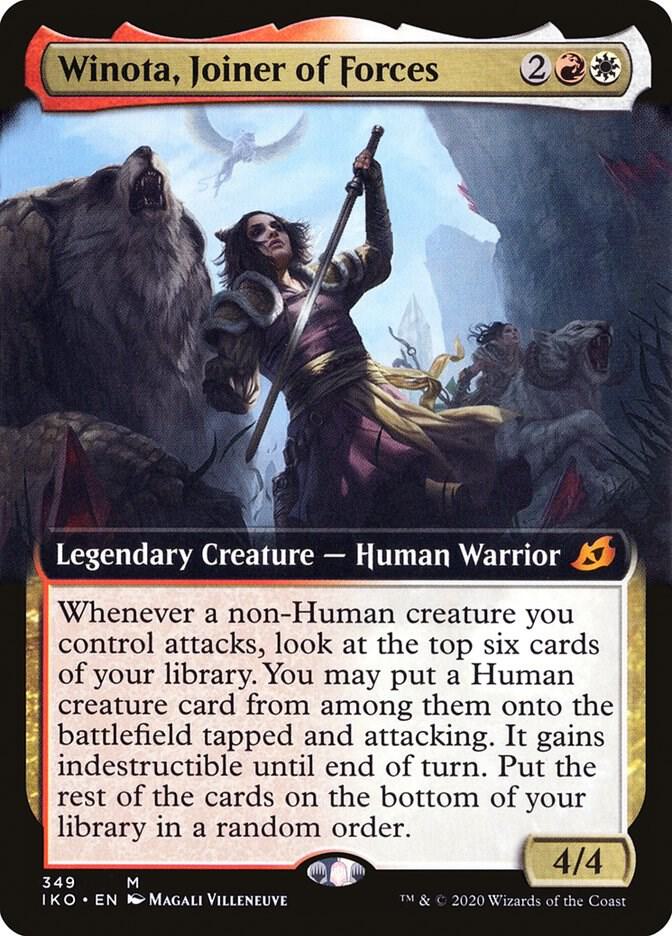 Winota Joiner of Forces Extended Art (Ikoria: Lair of Behemoths) 