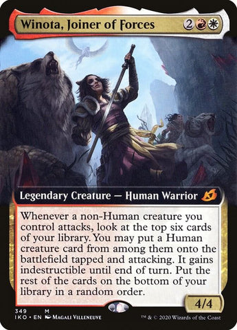 Winota Joiner of Forces Extended Art (Ikoria: Lair of Behemoths) 