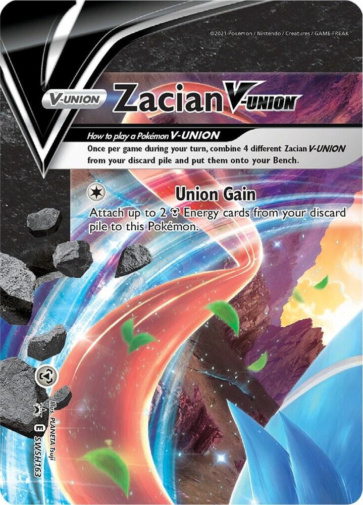 Zacian V UNION SWSH163 (SWSH: Sword & Shield Promo Cards)  - Holofoil