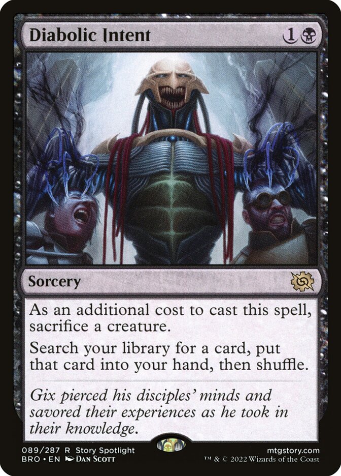 Diabolic Intent 89/287 (The Brothers' War) 