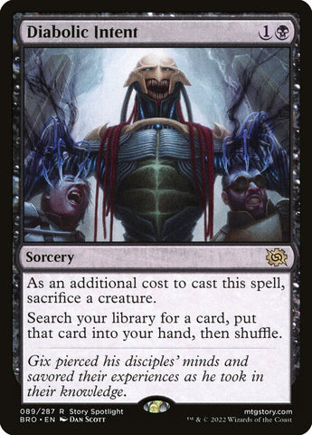 Diabolic Intent 89/287 (The Brothers' War) 