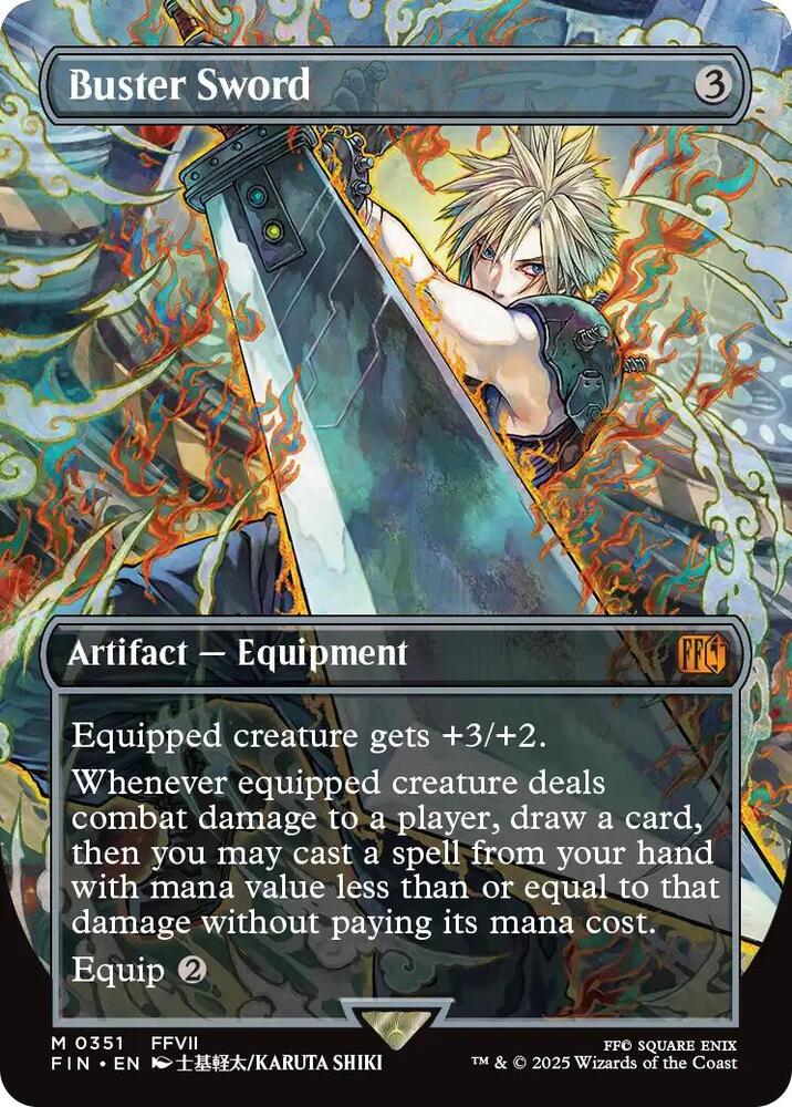 Buster Sword Borderless (FINAL FANTASY) 