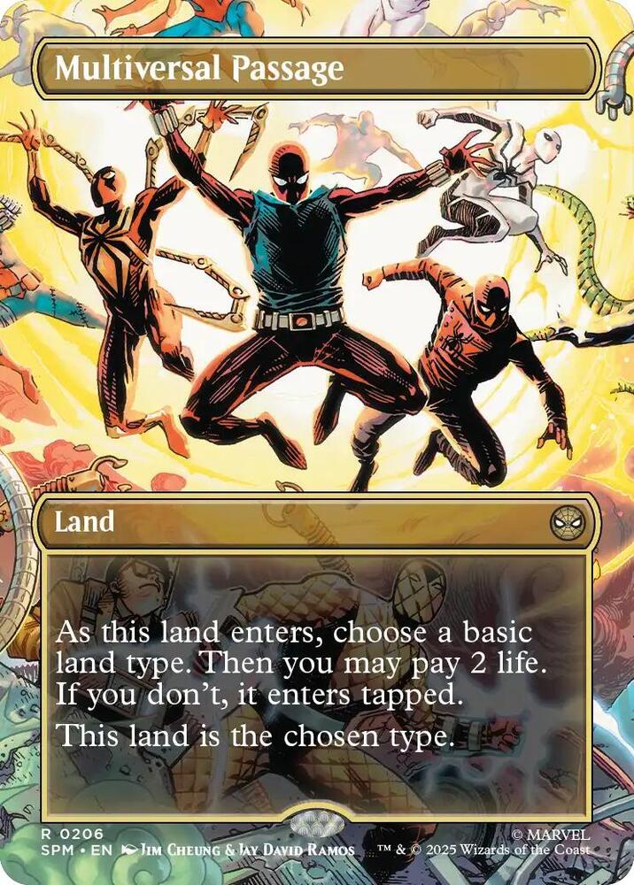 Multiversal Passage Borderless 206 (Marvel's Spider-Man)  - Borderless