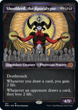 Sheoldred the Apocalypse Textured Foil 331/281 (Dominaria United)  - Foil