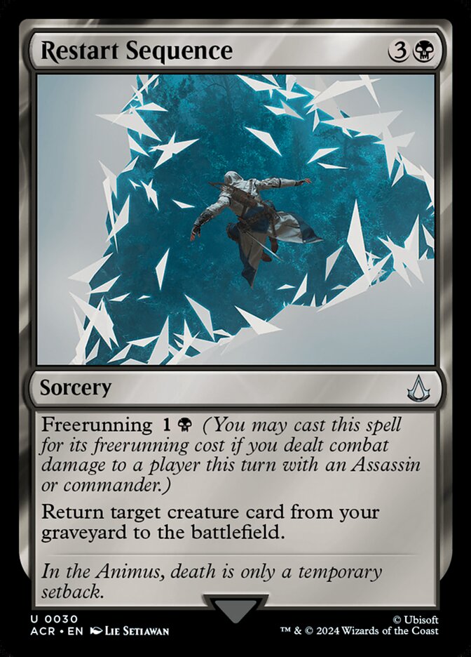 Restart Sequence 30/110 (Universes Beyond: Assassin's Creed)  - Foil