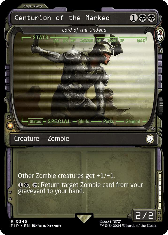 Centurion of the Marked Lord of the Undead Showcase (Universes Beyond: Fallout) 