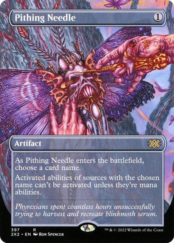 Pithing Needle Borderless (Double Masters 2022) 