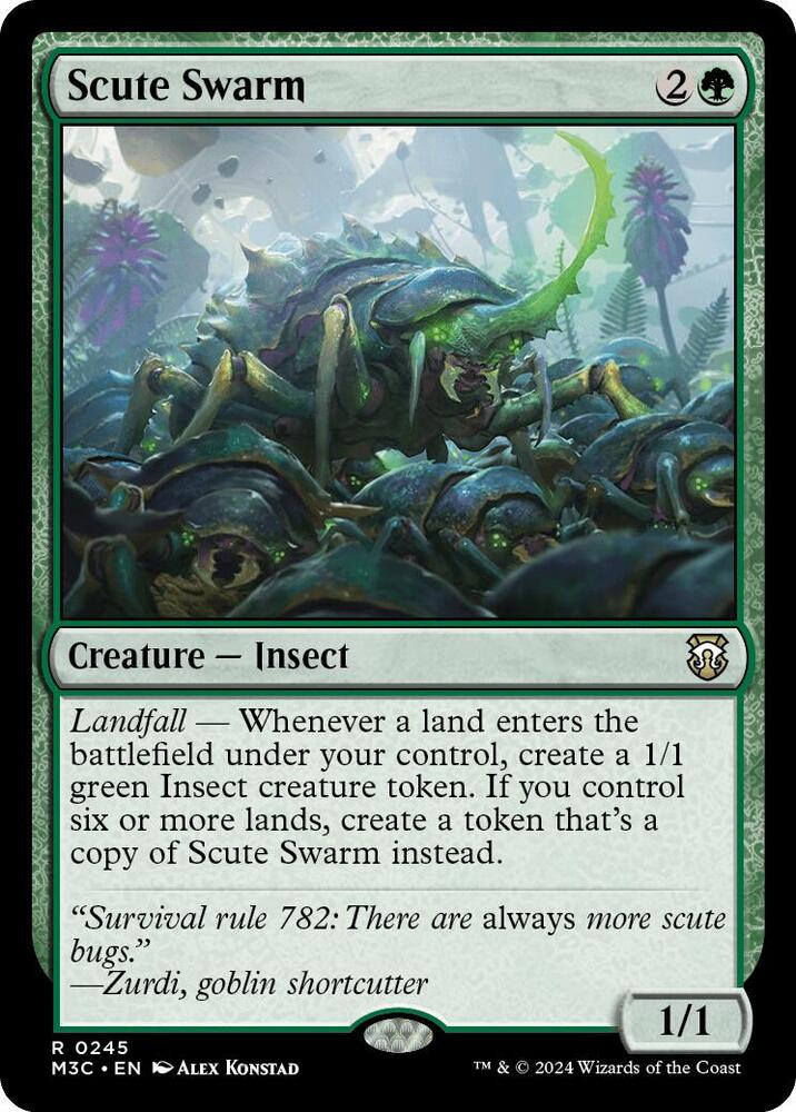 Scute Swarm Ripple Foil (Commander: Modern Horizons 3)  - Foil