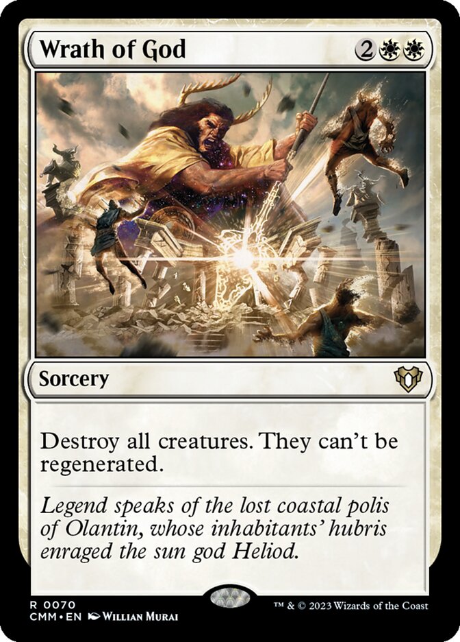 Wrath of God (Commander Masters)  - Foil
