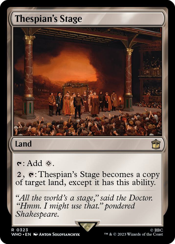 Thespian's Stage 323/331 (Universes Beyond: Doctor Who) 