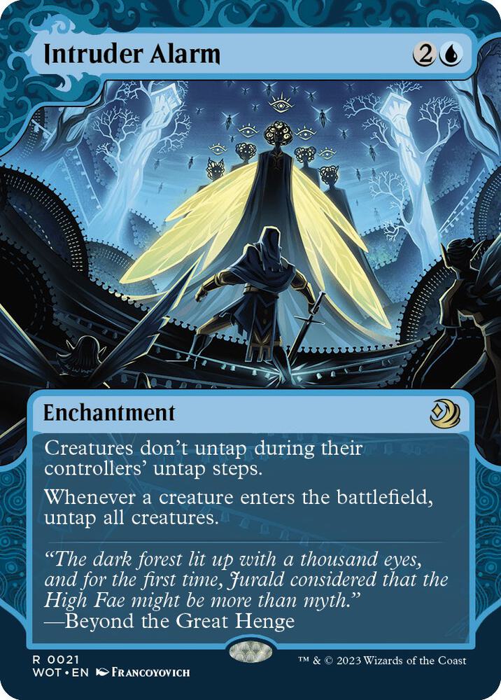 Intruder Alarm 21/63 (Wilds of Eldraine: Enchanting Tales)  - Showcase Foil