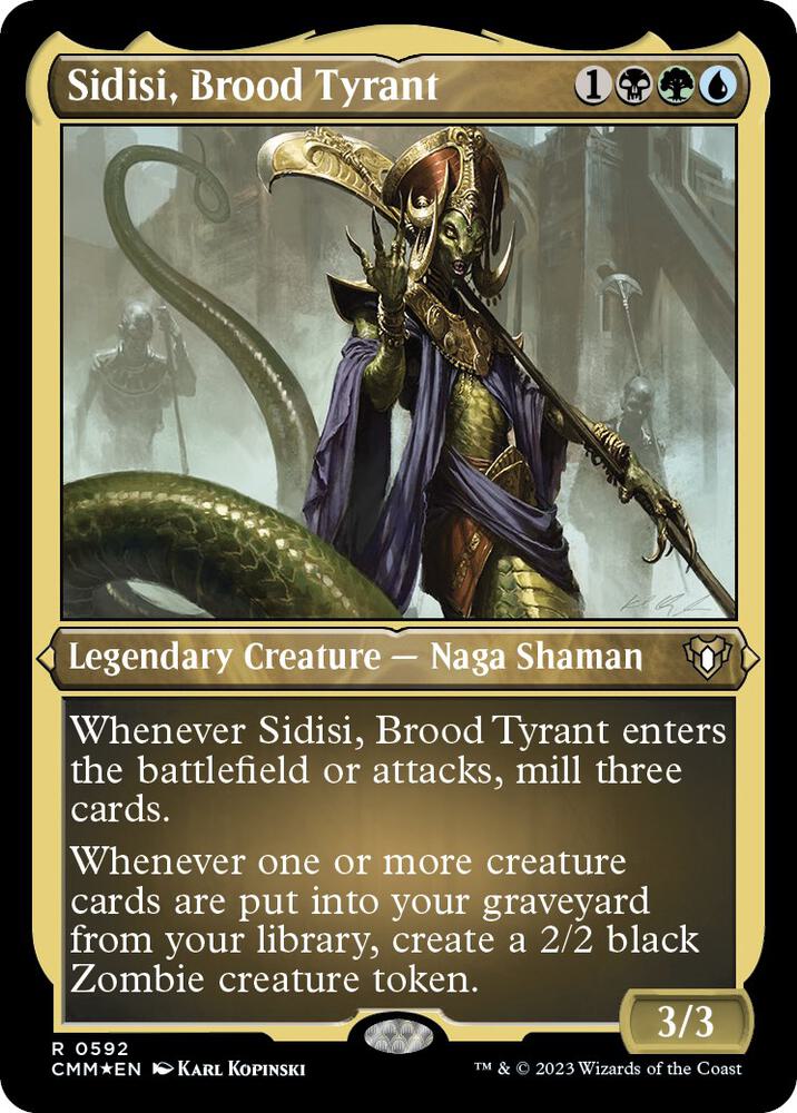 Sidisi Brood Tyrant Foil Etched (Commander Masters)  - Foil