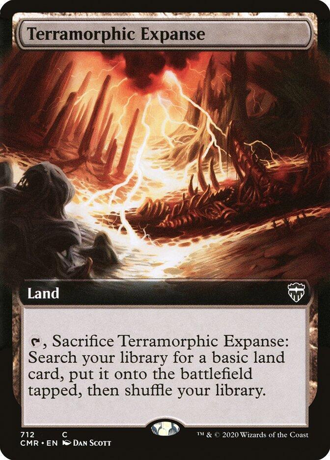 Terramorphic Expanse Extended Art (Commander Legends) 