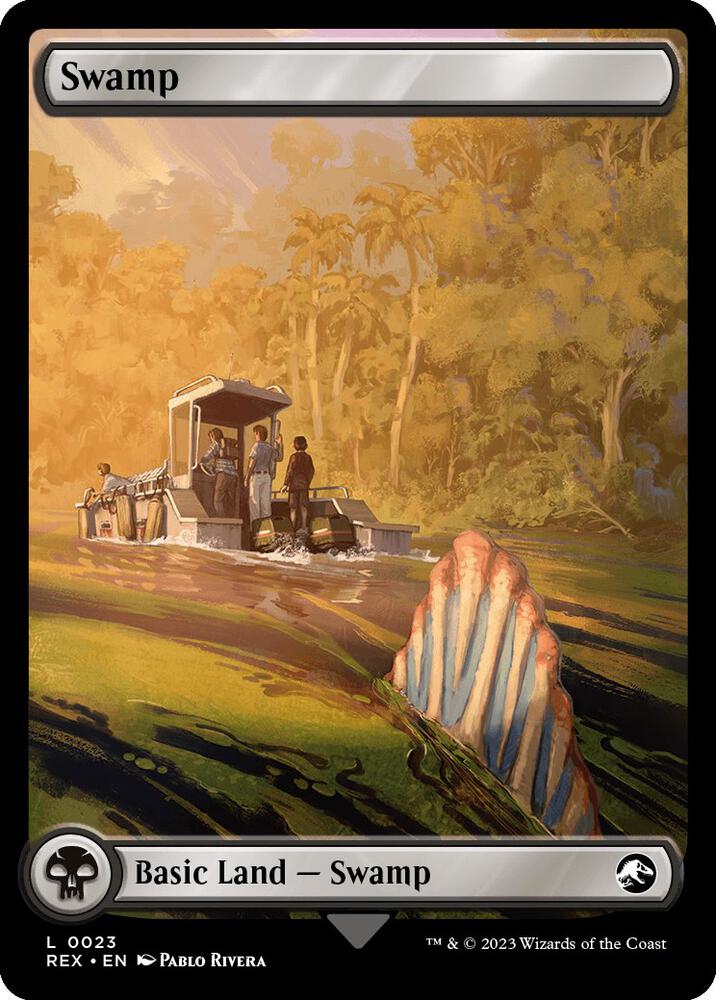 Swamp 23/26 (Universes Beyond: Jurassic World Collection)  - Full Art Foil