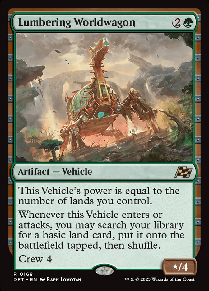 Lumbering Worldwagon 168/291 (Aetherdrift) 