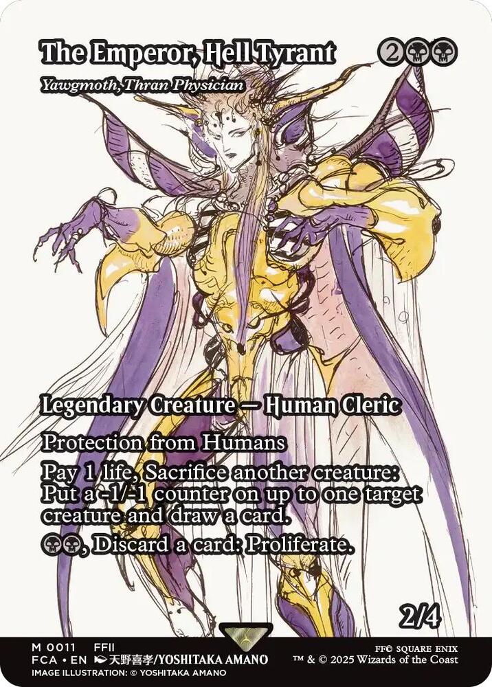 The Emperor Hell Tyrant Yawgmoth Thran Physician Showcase (FINAL FANTASY: Through the Ages) 
