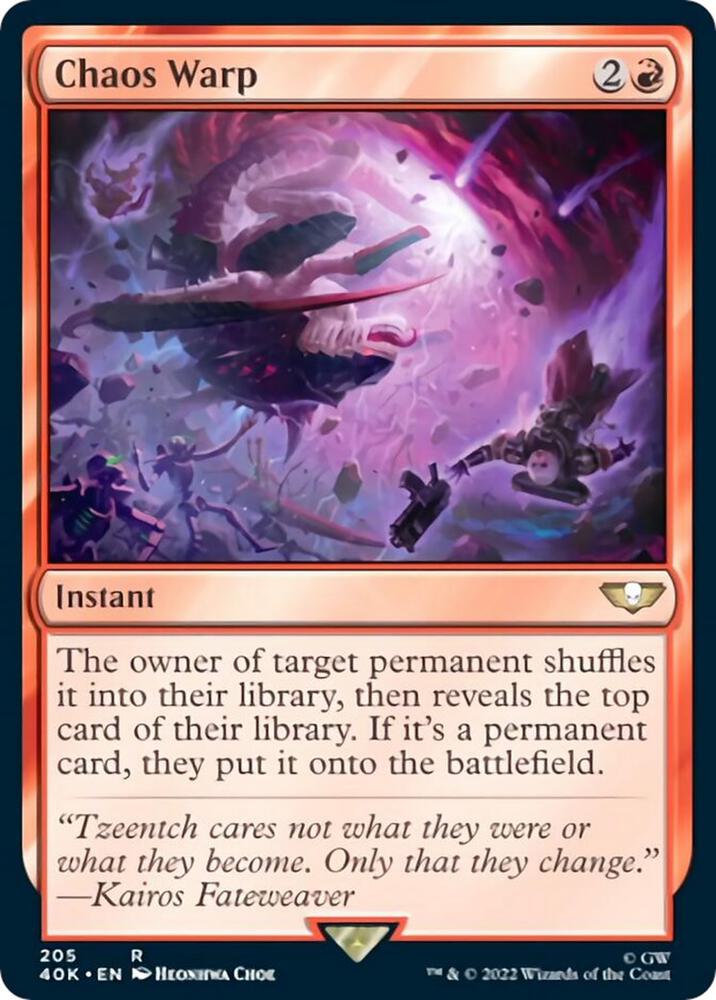 Chaos Warp 205/617 (Universes Beyond: Warhammer 40,000) 