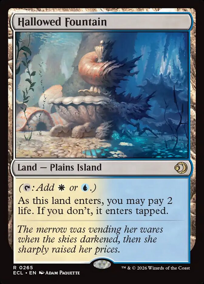Hallowed Fountain 265 (Lorwyn Eclipsed)  - Foil