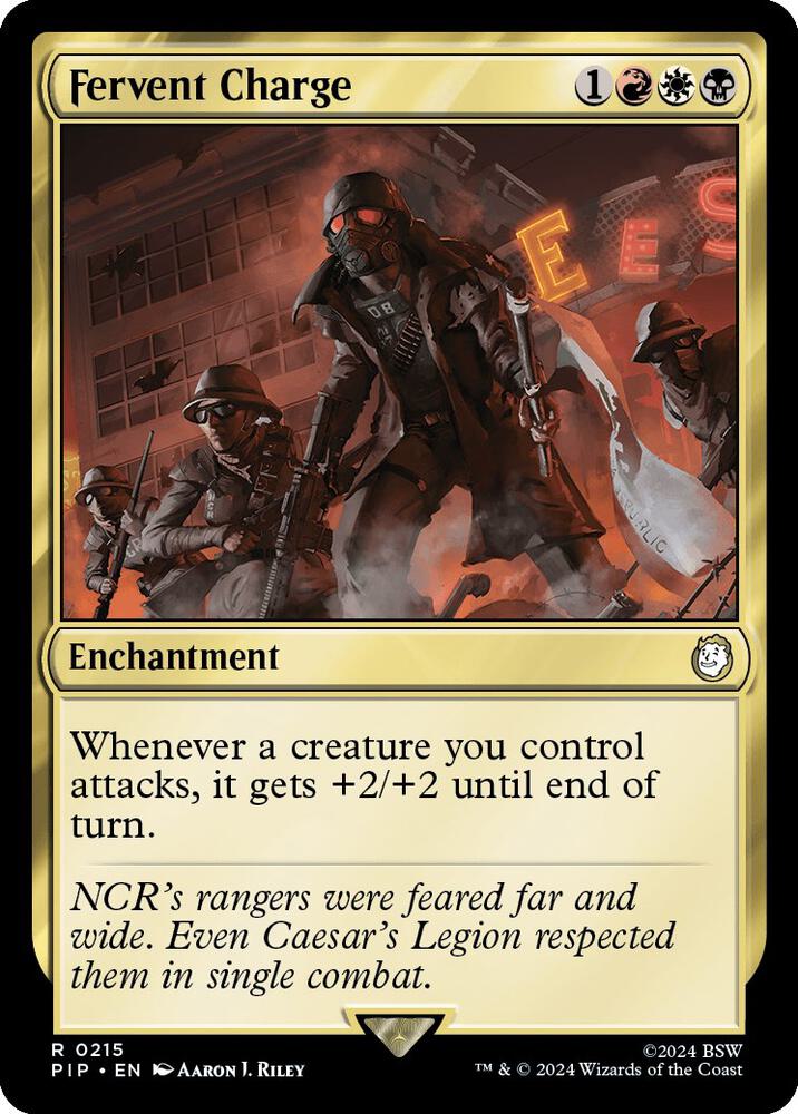 Fervent Charge (Universes Beyond: Fallout)  - Foil