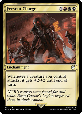 Fervent Charge (Universes Beyond: Fallout)  - Foil