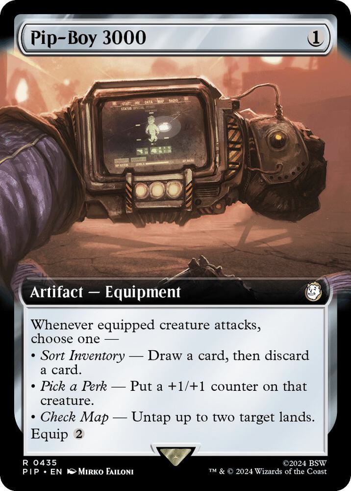 Pip-Boy 3000 435/326 (Universes Beyond: Fallout)  - Extended Art