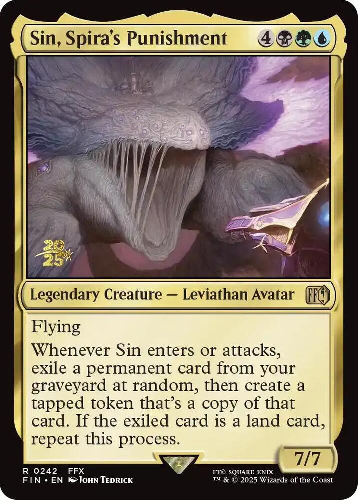 Sin Spiras Punishment (Prerelease Cards)  - Foil