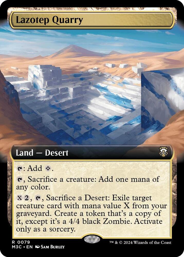 Lazotep Quarry Extended Art Ripple Foil (Commander: Modern Horizons 3)  - Foil