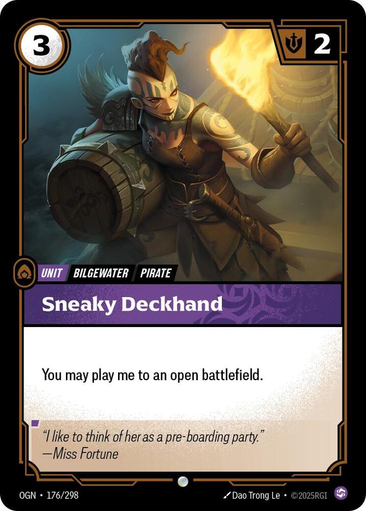 Sneaky Deckhand (Origins)  - Foil