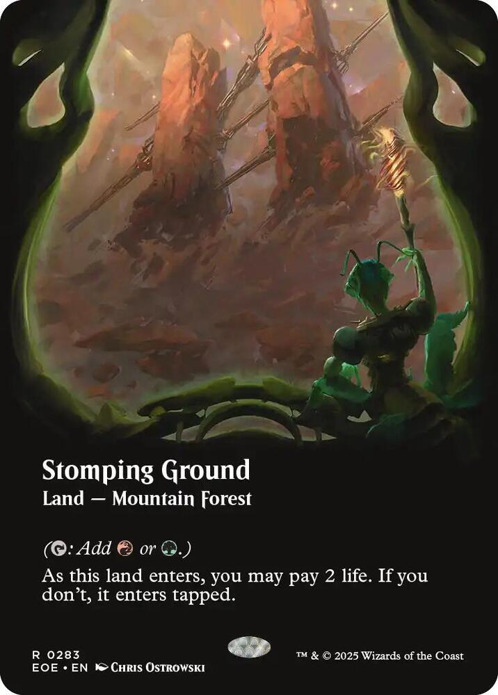 Stomping Ground Borderless (Edge of Eternities) 