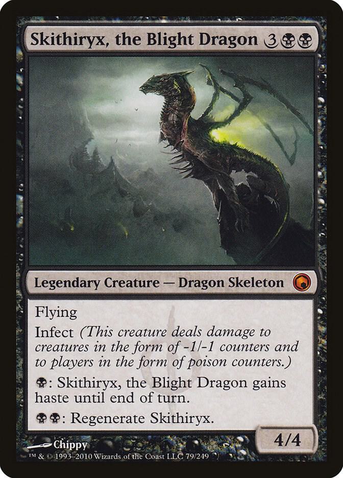 Skithiryx, the Blight Dragon 79/249 (Scars of Mirrodin)  - Foil