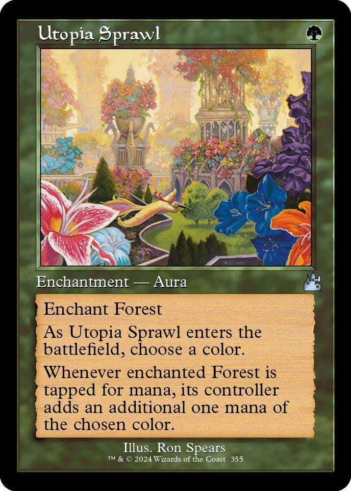 Utopia Sprawl Retro Frame (Ravnica Remastered)  - Foil