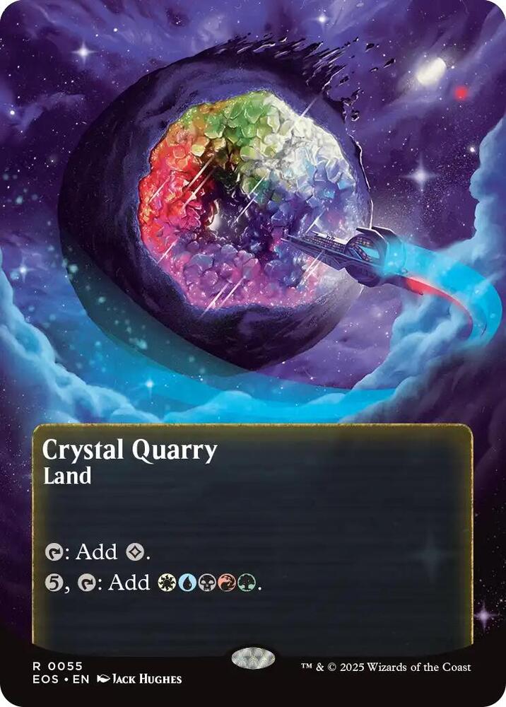Crystal Quarry 0055 Borderless (Edge of Eternities: Stellar Sights) 