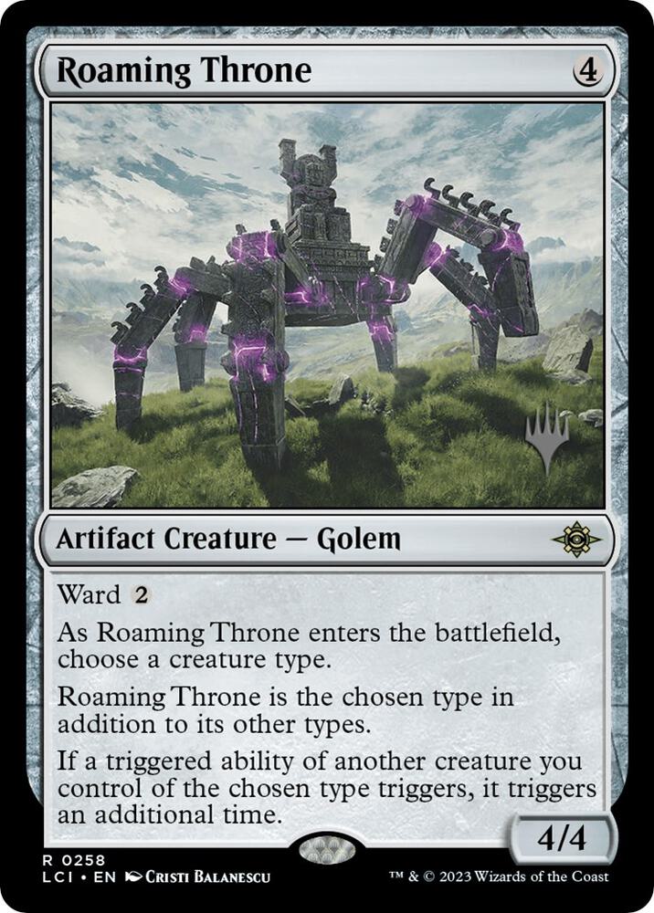 Roaming Throne (Promo Pack: The Lost Caverns of Ixalan)  - Foil