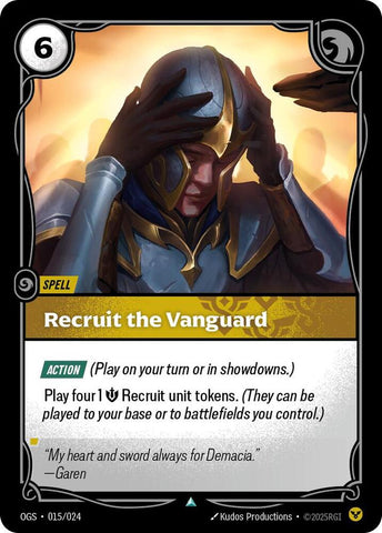 Recruit the Vanguard 015/024 (Origins: Proving Grounds) 
