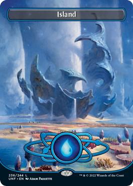 Island 236 Borderless (Unfinity) 