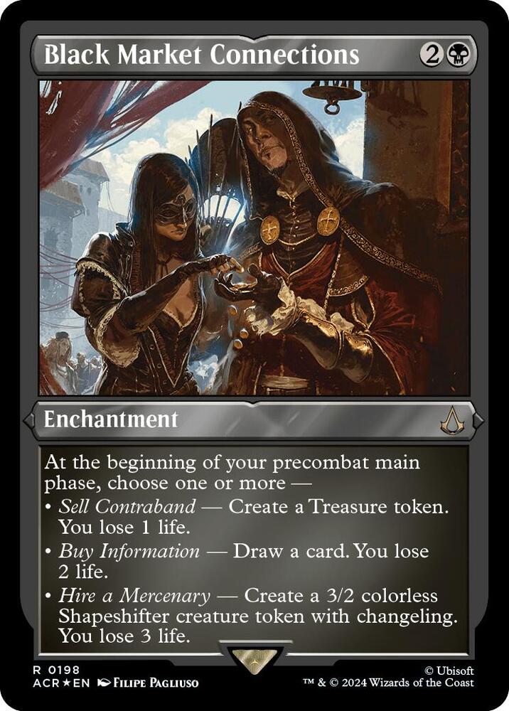 Black Market Connections Foil Etched (Universes Beyond: Assassin's Creed)  - Foil