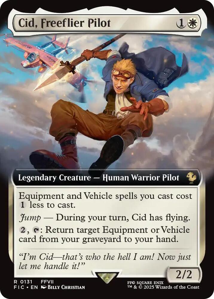 Cid, Freeflier Pilot 131 (Commander: FINAL FANTASY)  - Extended Art