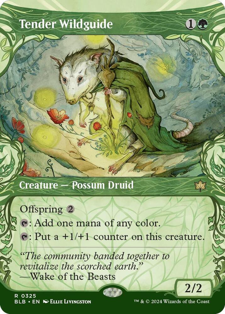 Tender Wildguide 325/281 (Bloomburrow)  - Showcase