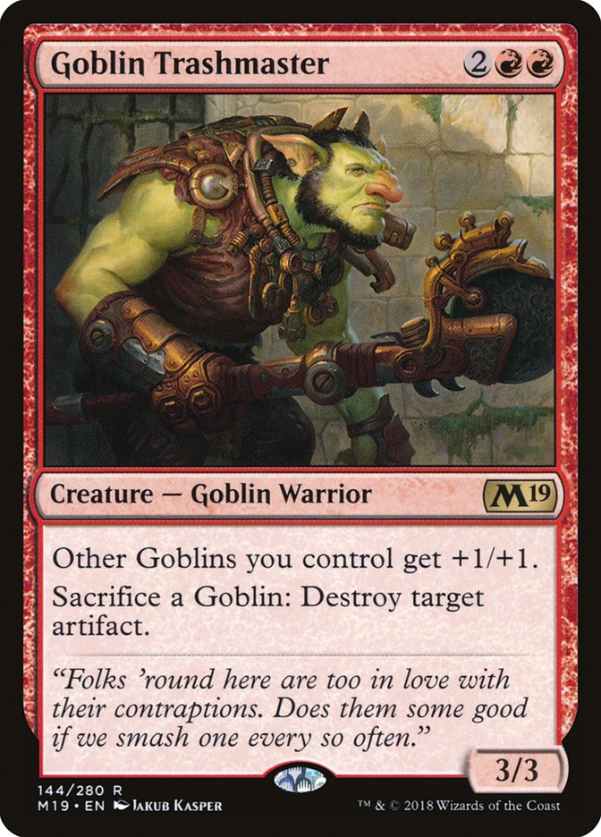 Goblin Trashmaster (Core Set 2019) 
