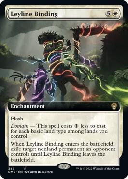 Leyline Binding Extended Art (Dominaria United)  - Foil
