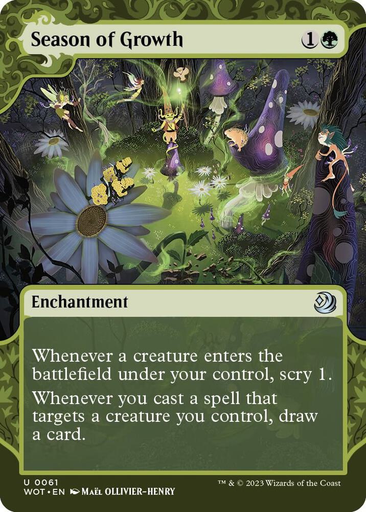 Season of Growth (Wilds of Eldraine: Enchanting Tales)  - Foil