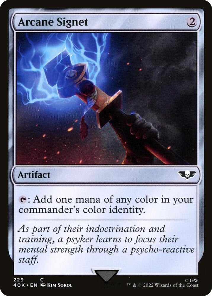 Arcane Signet 229 229 (Universes Beyond: Warhammer 40,000) 