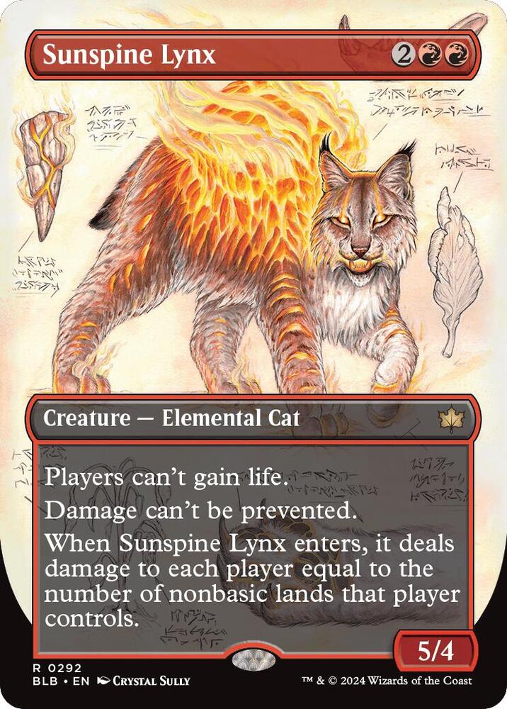 Sunspine Lynx Borderless (Bloomburrow) 