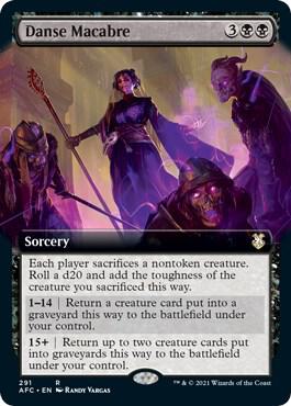 Danse Macabre Extended Art 291/62 (Commander: Adventures in the Forgotten Realms) 