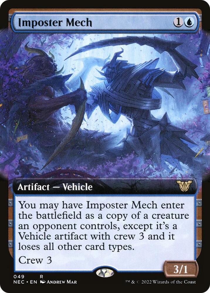 Imposter Mech Extended Art (Commander: Kamigawa: Neon Dynasty) 
