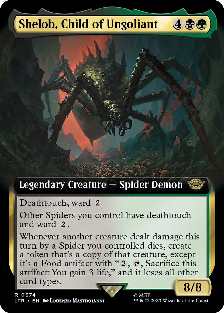 Shelob, Child of Ungoliant 374 (Universes Beyond: The Lord of the Rings: Tales of Middle-earth)  - Extended Art