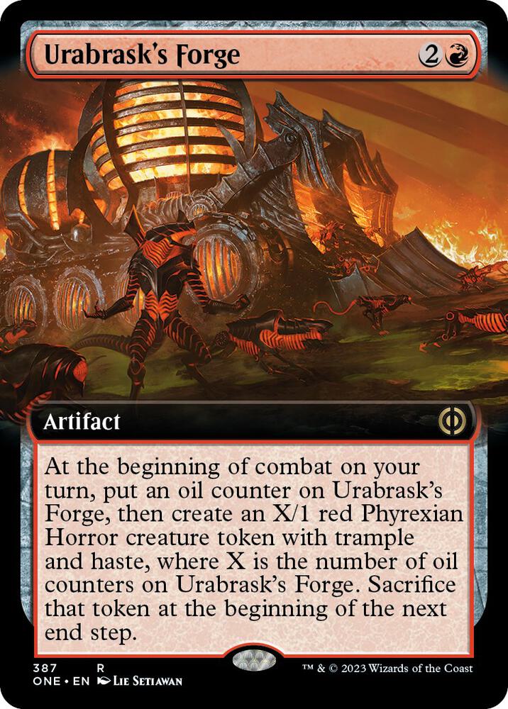 Urabrasks Forge Extended Art (Phyrexia: All Will Be One) 