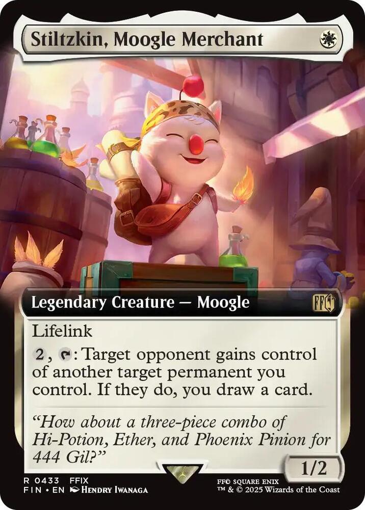 Stiltzkin Moogle Merchant Extended Art (FINAL FANTASY) 